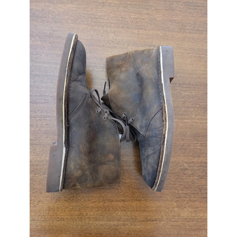 Clarks Bushacre Leather‎ Chikka Boots Mens 10m Brown